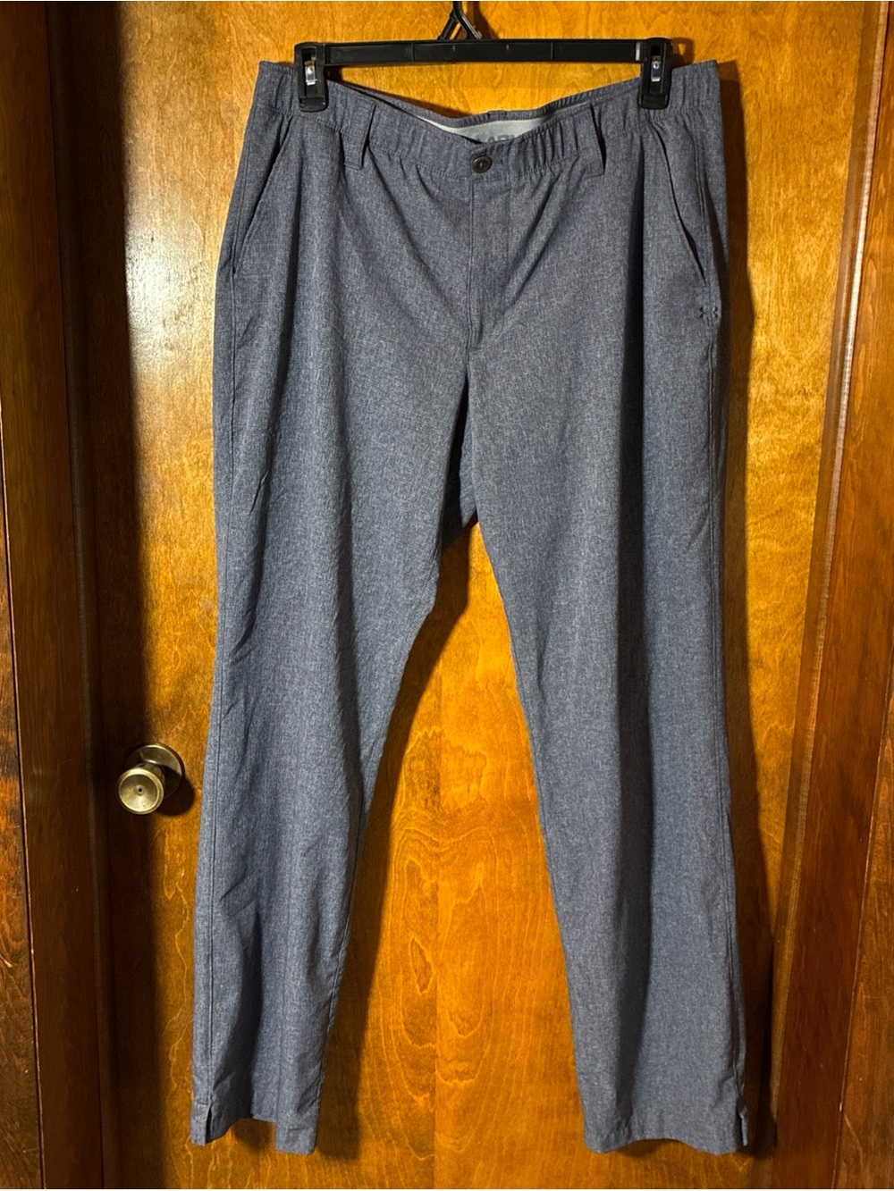 Under Armour Performance Golf Pant Men’s 38/34 Loose Gray Flat Front Stretch